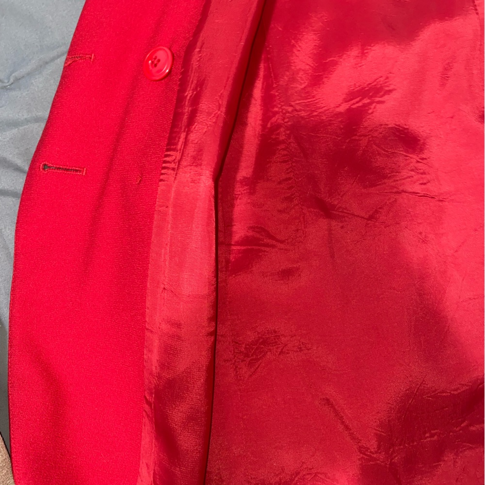 Kasper red coat - Picture 3 of 6